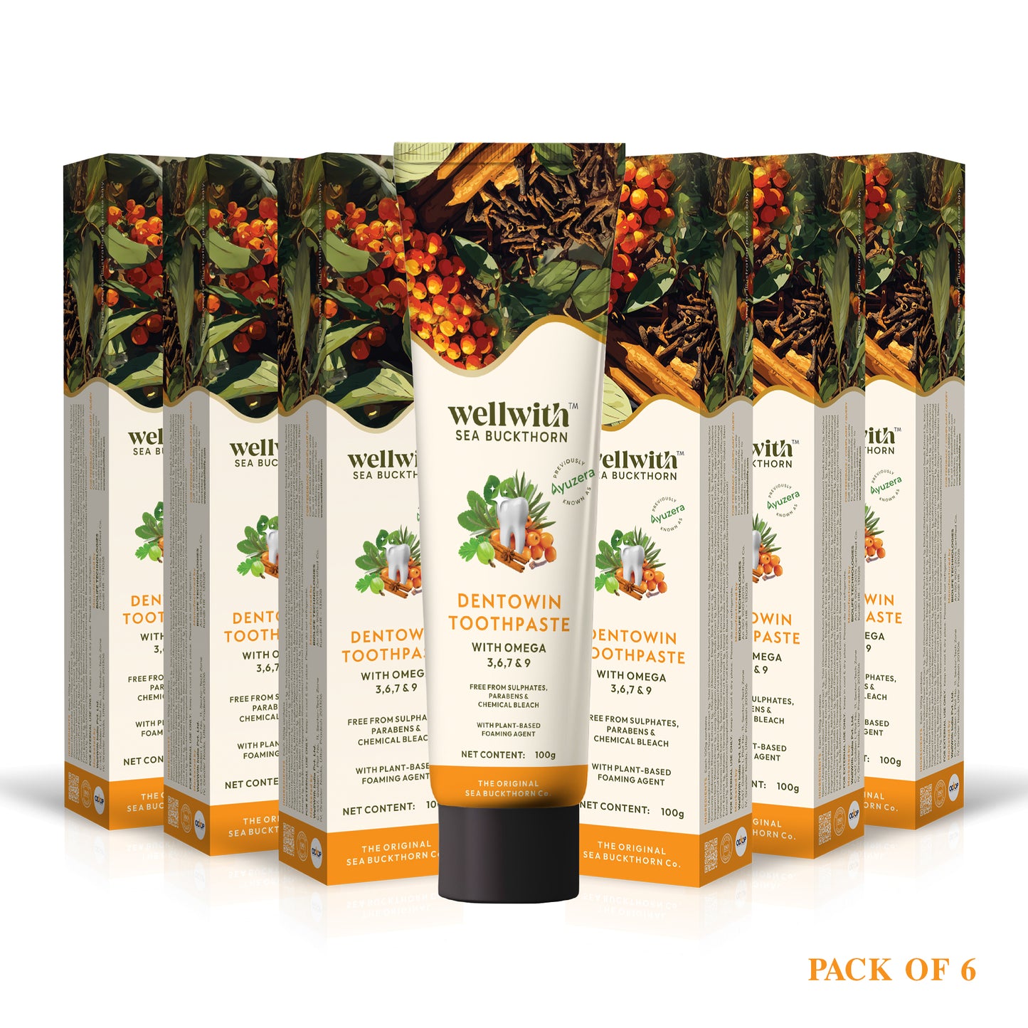 Dentowin Sea Buckthorn Herbal Toothpaste 100gm