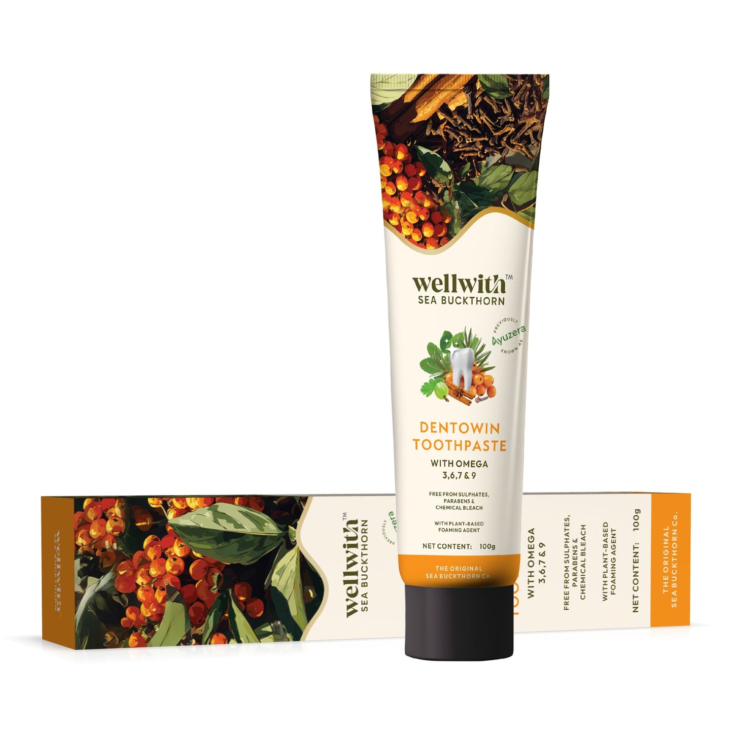 🎁 Dentowin Sea Buckthorn Herbal Toothpaste 100gm