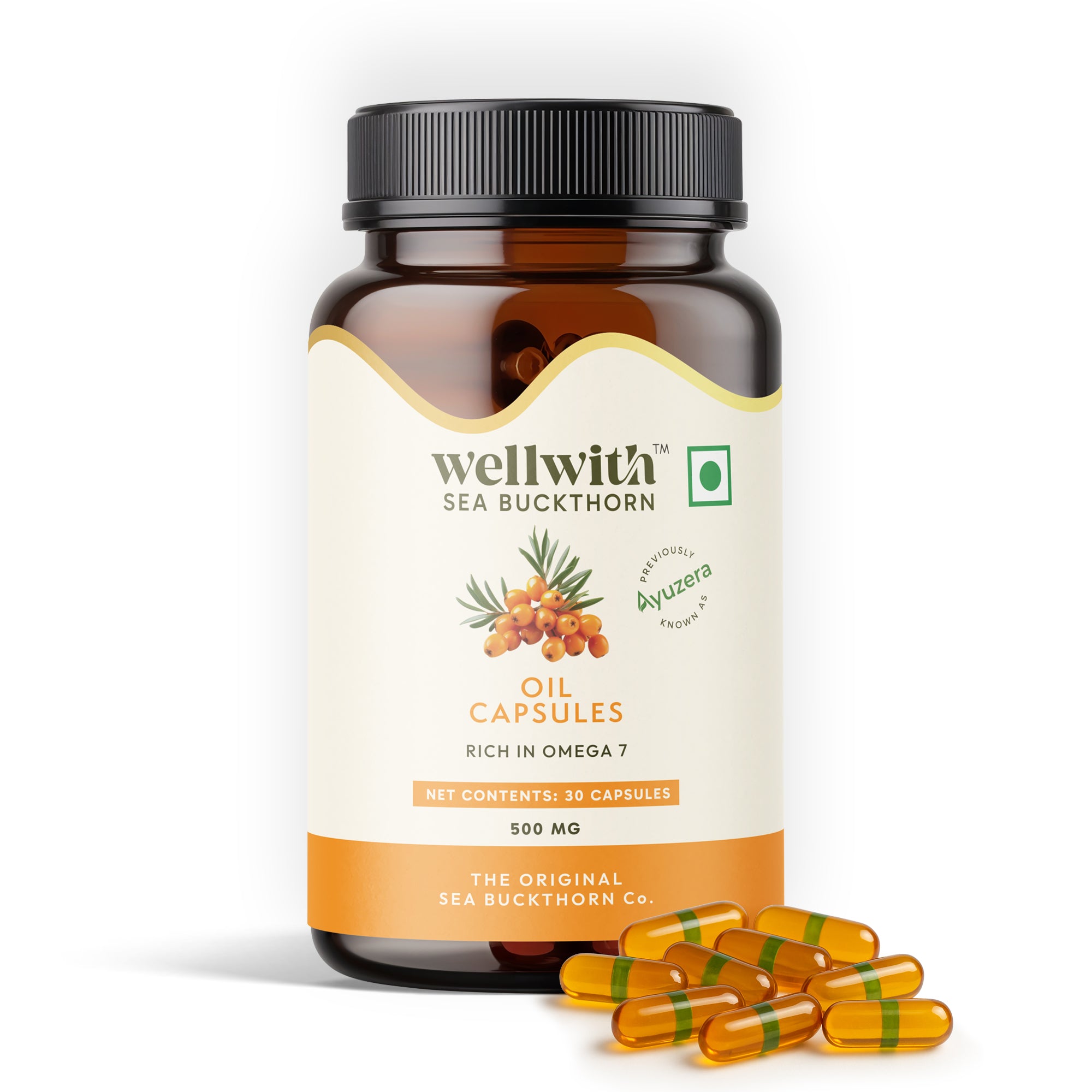 Sea Buckthorn Omega 3,6,7,9 Oil Capsule (30 Capsule)