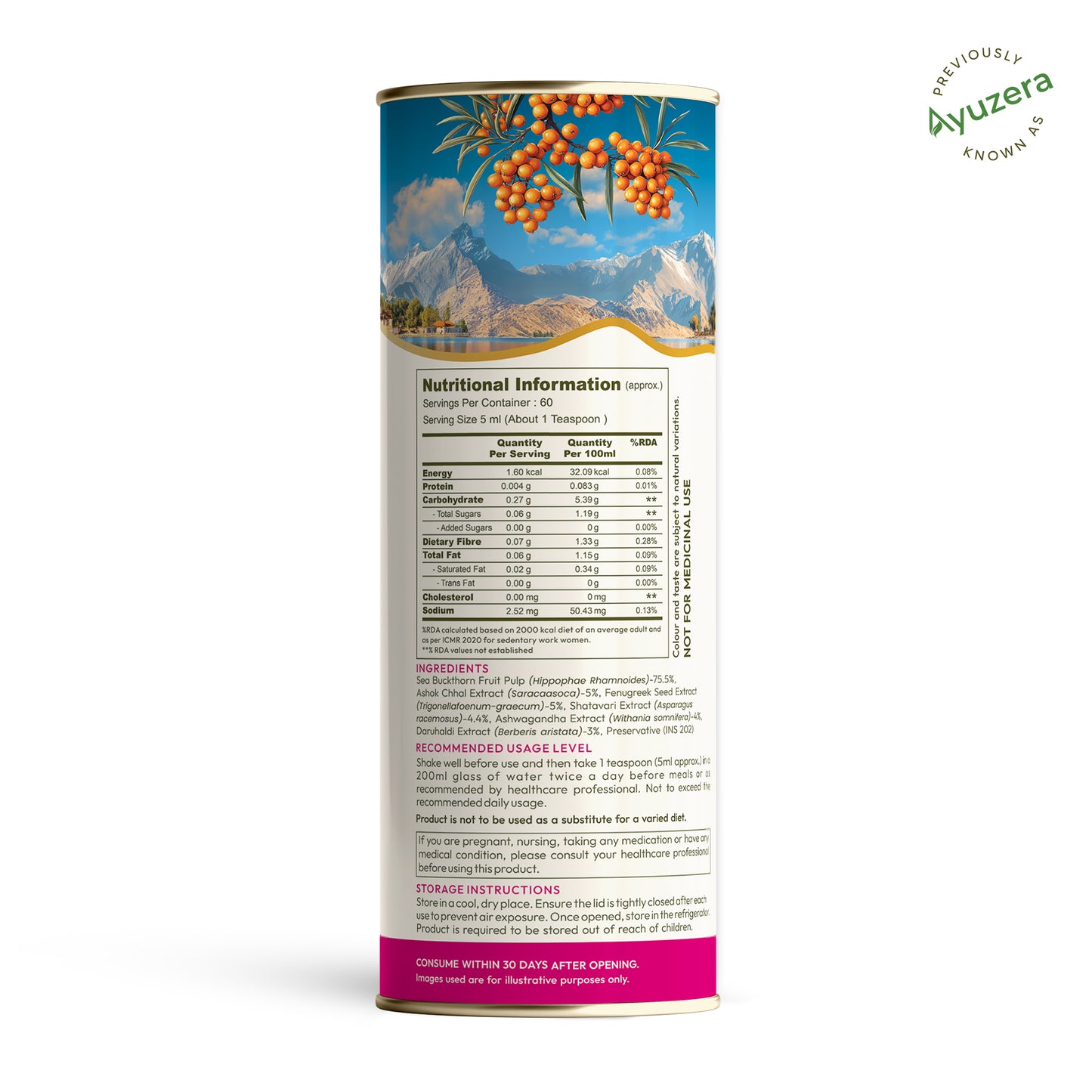 Female Wellness Sea Buckthorn FemWell Juice 300ml