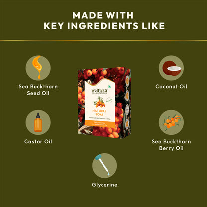 Sea Buckthorn Natural Soap 100gm