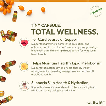 Sea Buckthorn Omega 3,6,7,9 Oil Capsule (30 Capsule)